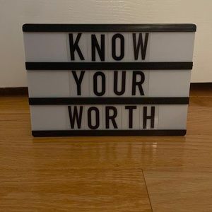 Light Up Customize Sign